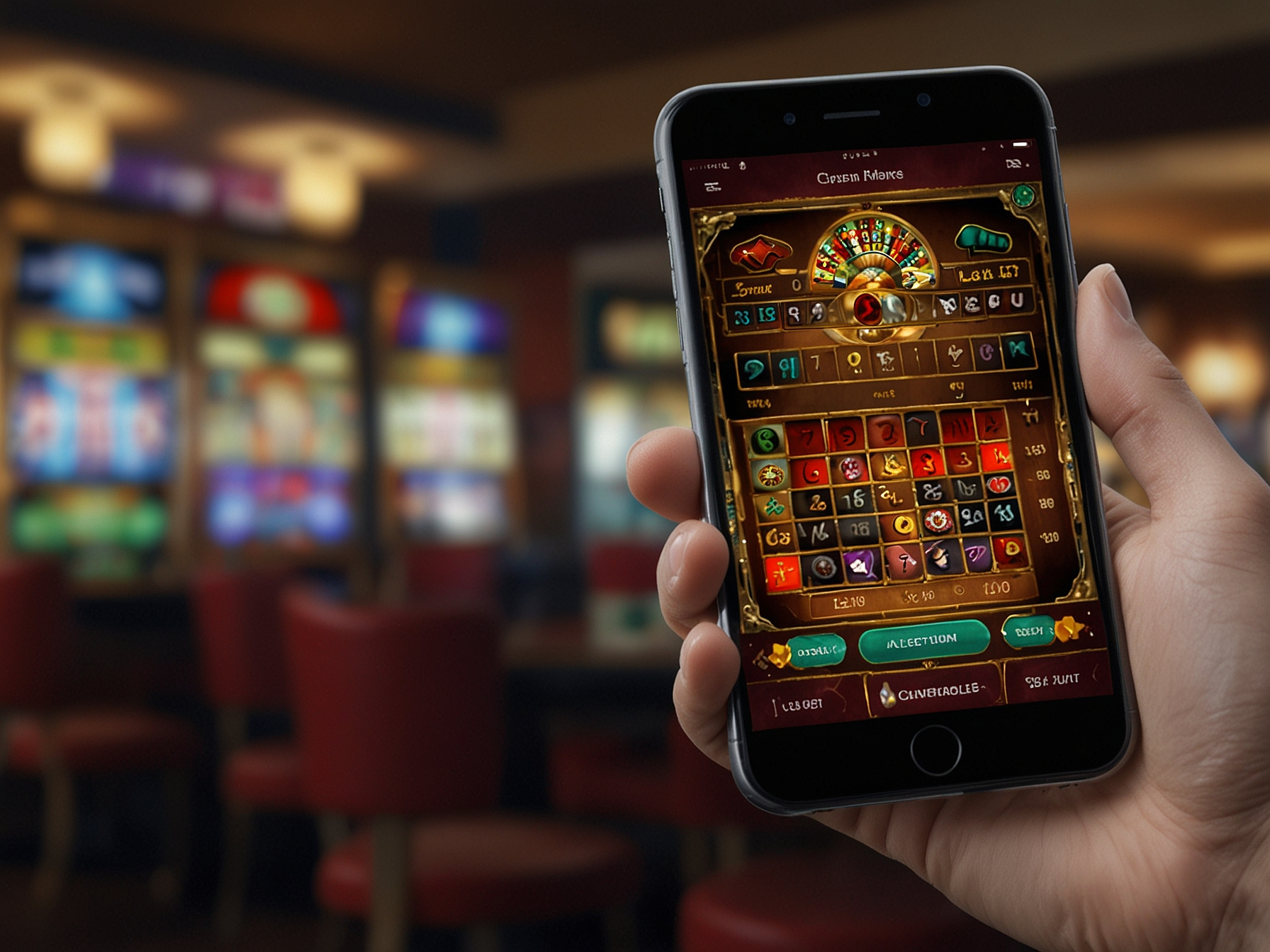 Wersja mobilna Total Casino na smartfonie